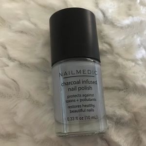 ✅🆕Nail Medic light gray nail color